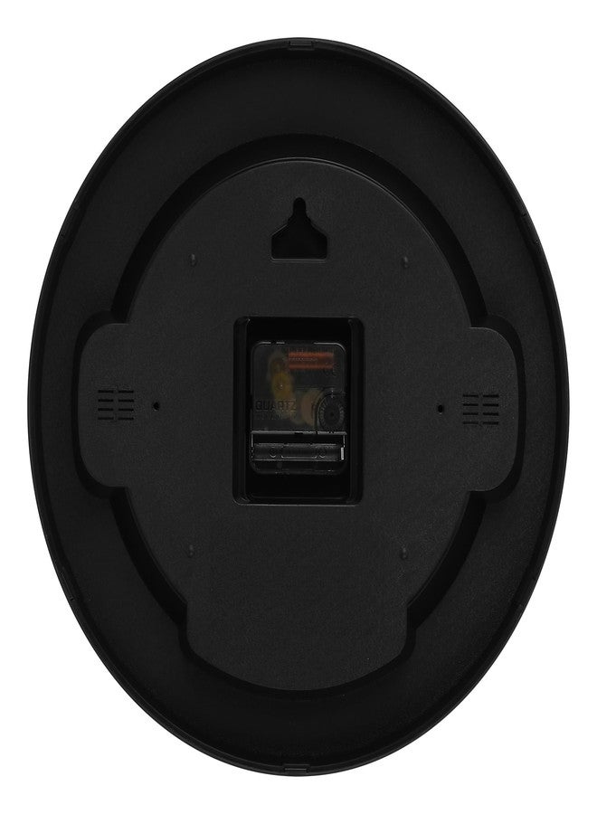 Titan Essence Classic Wall Clock - 30 cm, Black Plastic Case & Dial, Silent Sweep Movement, Non-Ticking, Elegant Home Decor, Perfect for Living Room, Office, Bedroom - W0094PA02 - Image 2